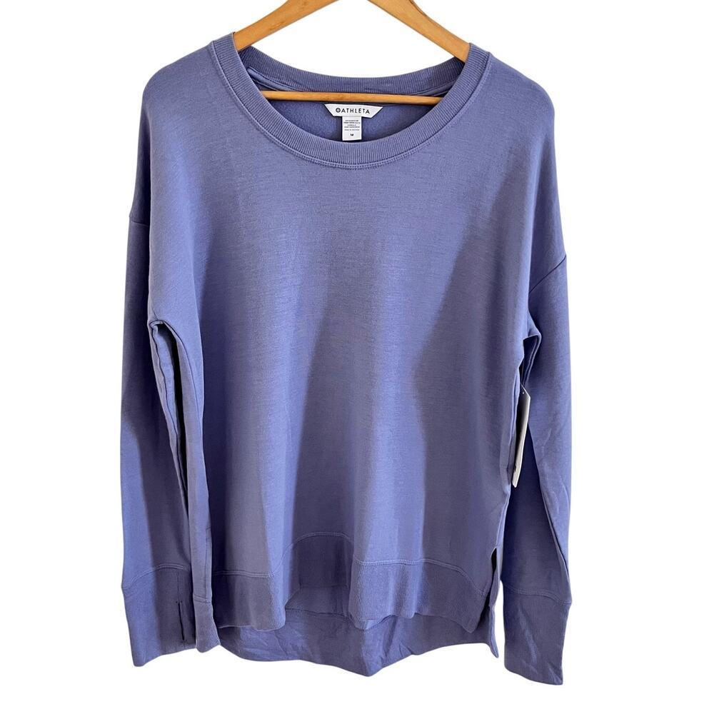 Athleta Coaster Luxe Sweatshirt Women's Size Small P Purple